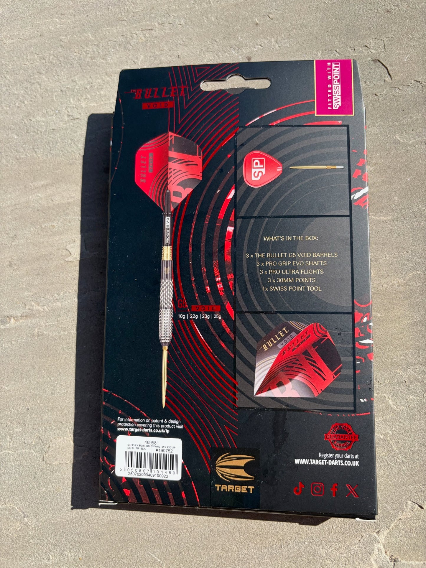 Stephen Bunting Gen 5 Void (23g) - Grade A+