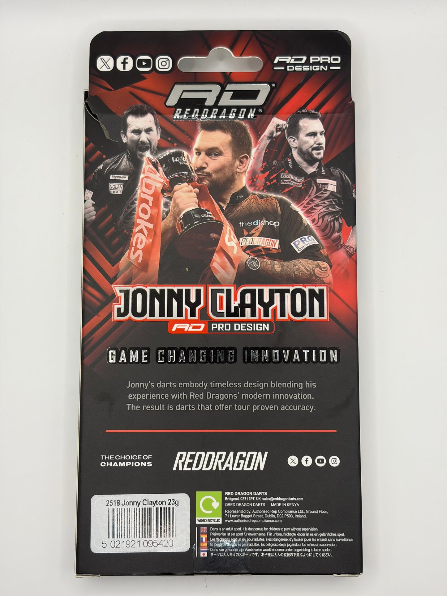Jonny Clayton Oxide Edition (23g) - Grade A+ As New