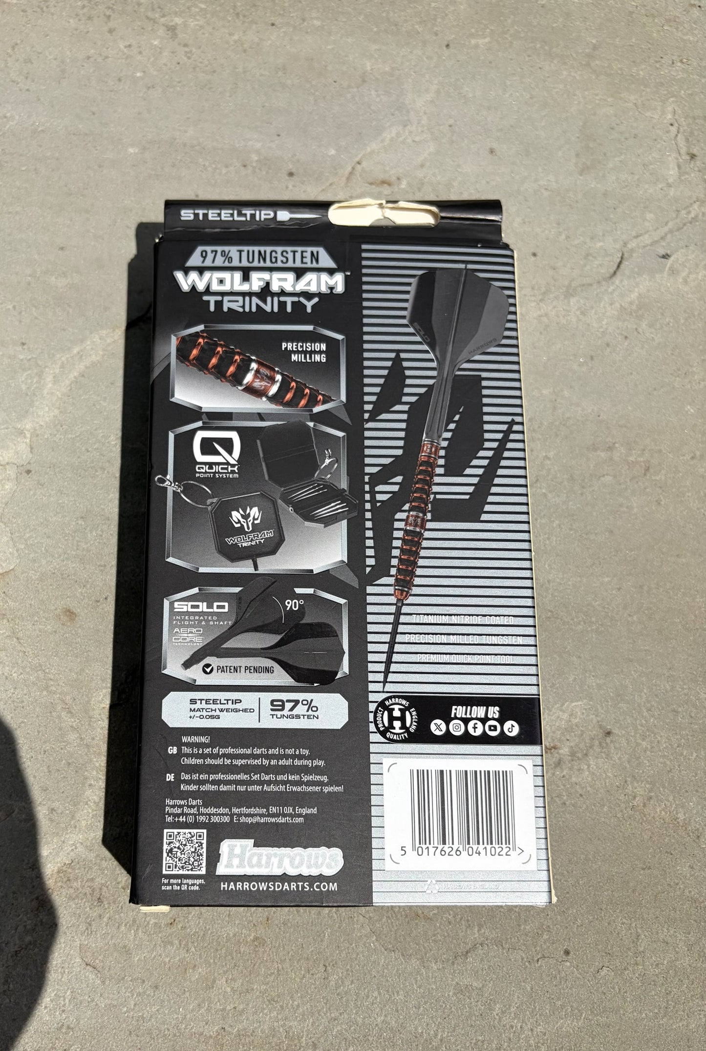 Harrows Wolfram Trinity (22g) - Grade B