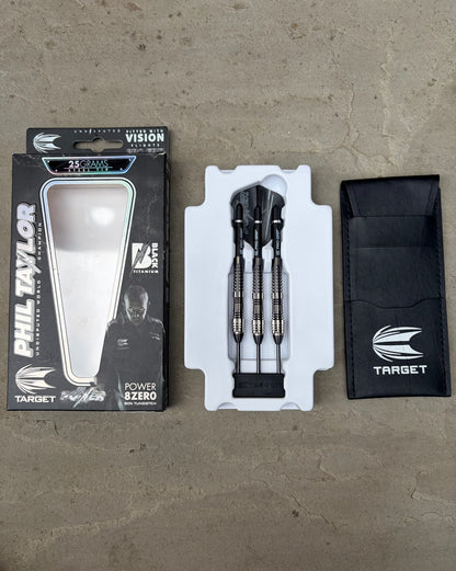 Phil Taylor Power 8zero 4 Black (25g) - Grade A+