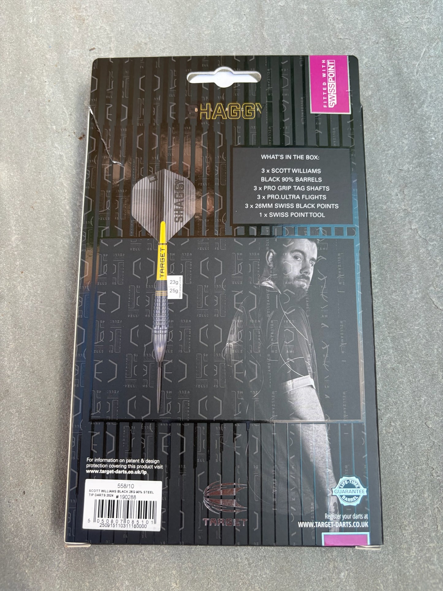 Scott Williams Gen 1 Black (25g) - Grade A+