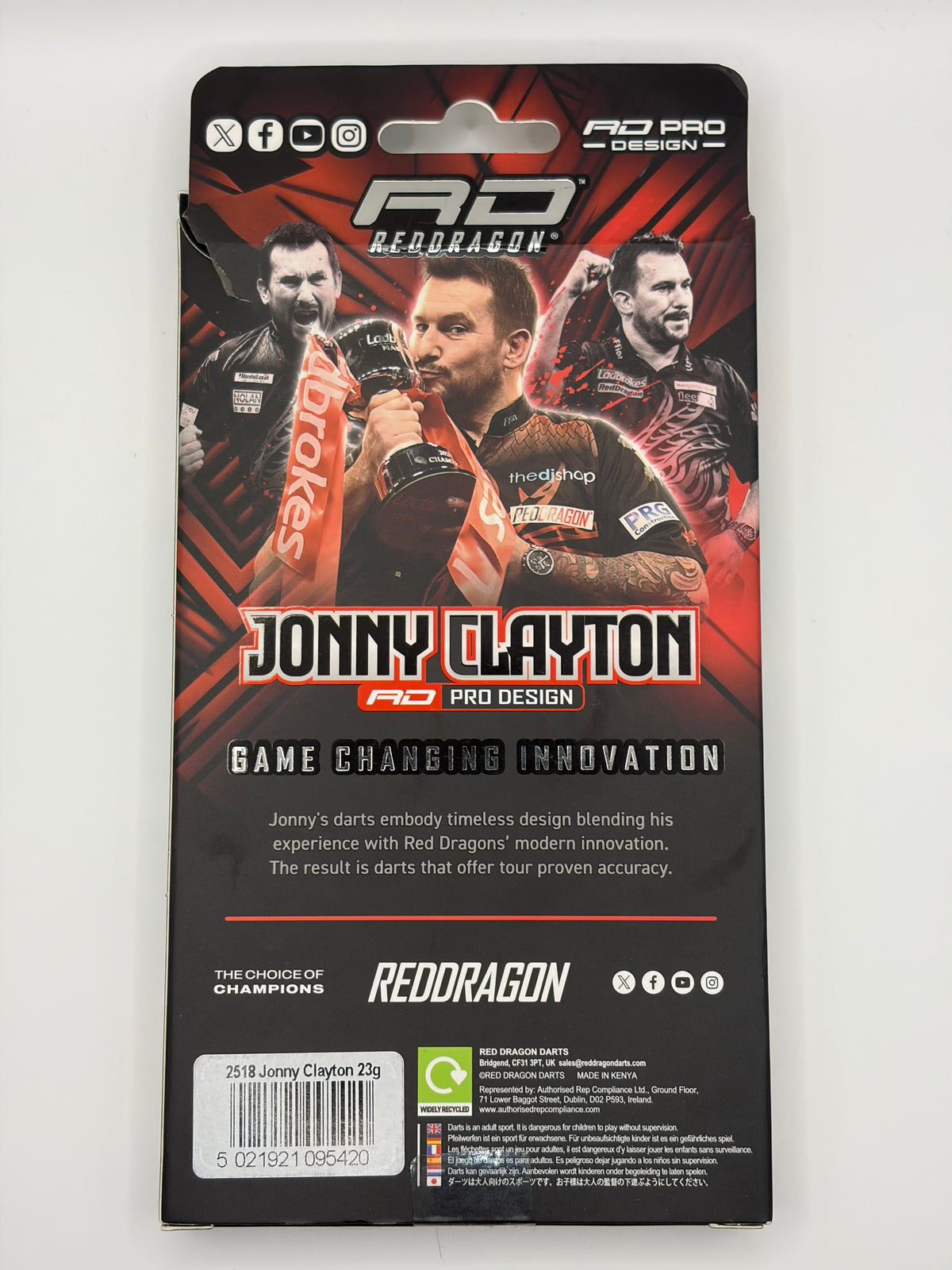 Jonny Clayton Oxide Edition (23g) - Grade A+ As New
