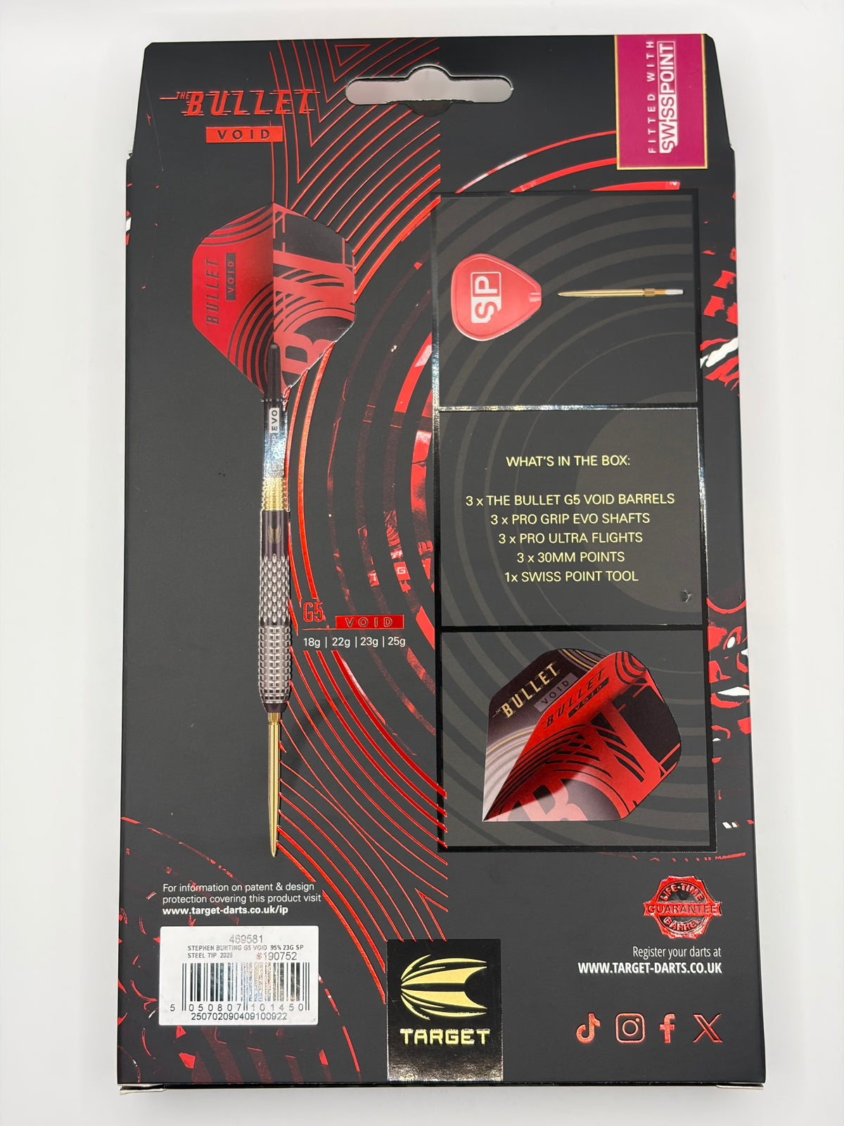SIGNED Stephen Bunting Gen 5 Void (23g) - Grade A+ As New