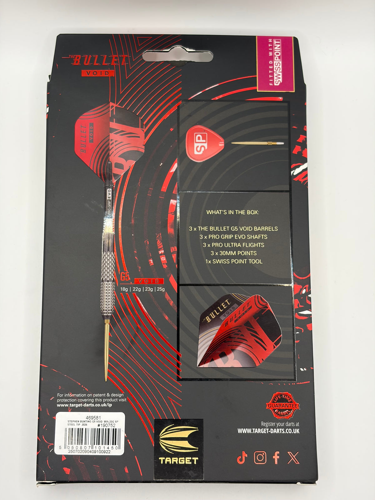 Stephen Bunting Gen 5 Void (23g) - Grade A+