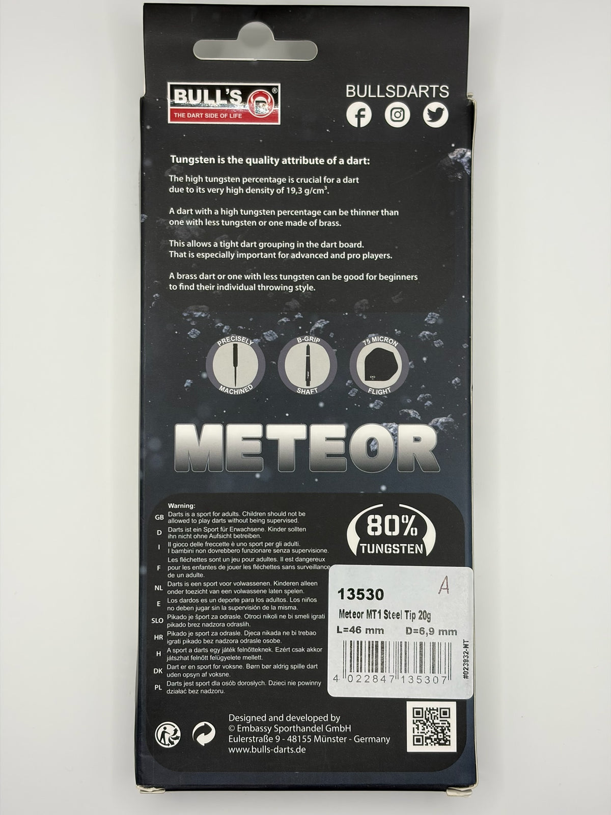 Bull's Meteor MT1 (20g) - Grade A