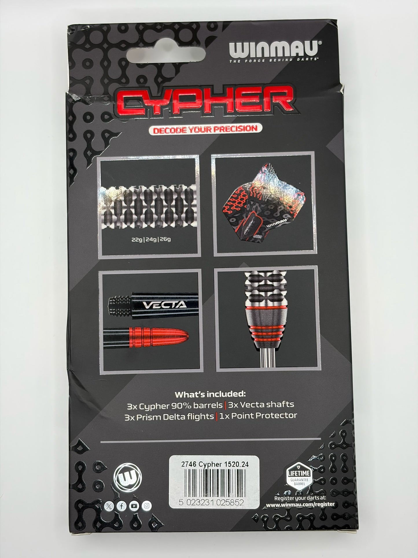 Winmau Cypher (24g) - Grade A