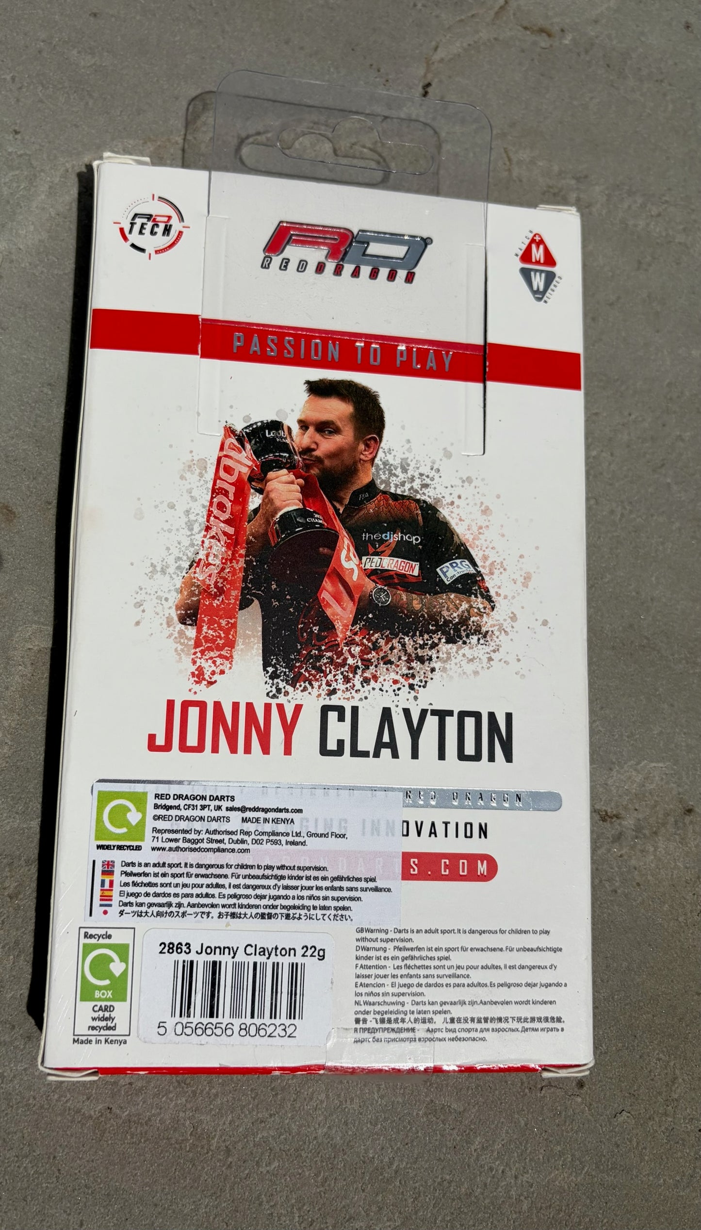 Jonny Clayton Hiraeth (22g) - Grade A