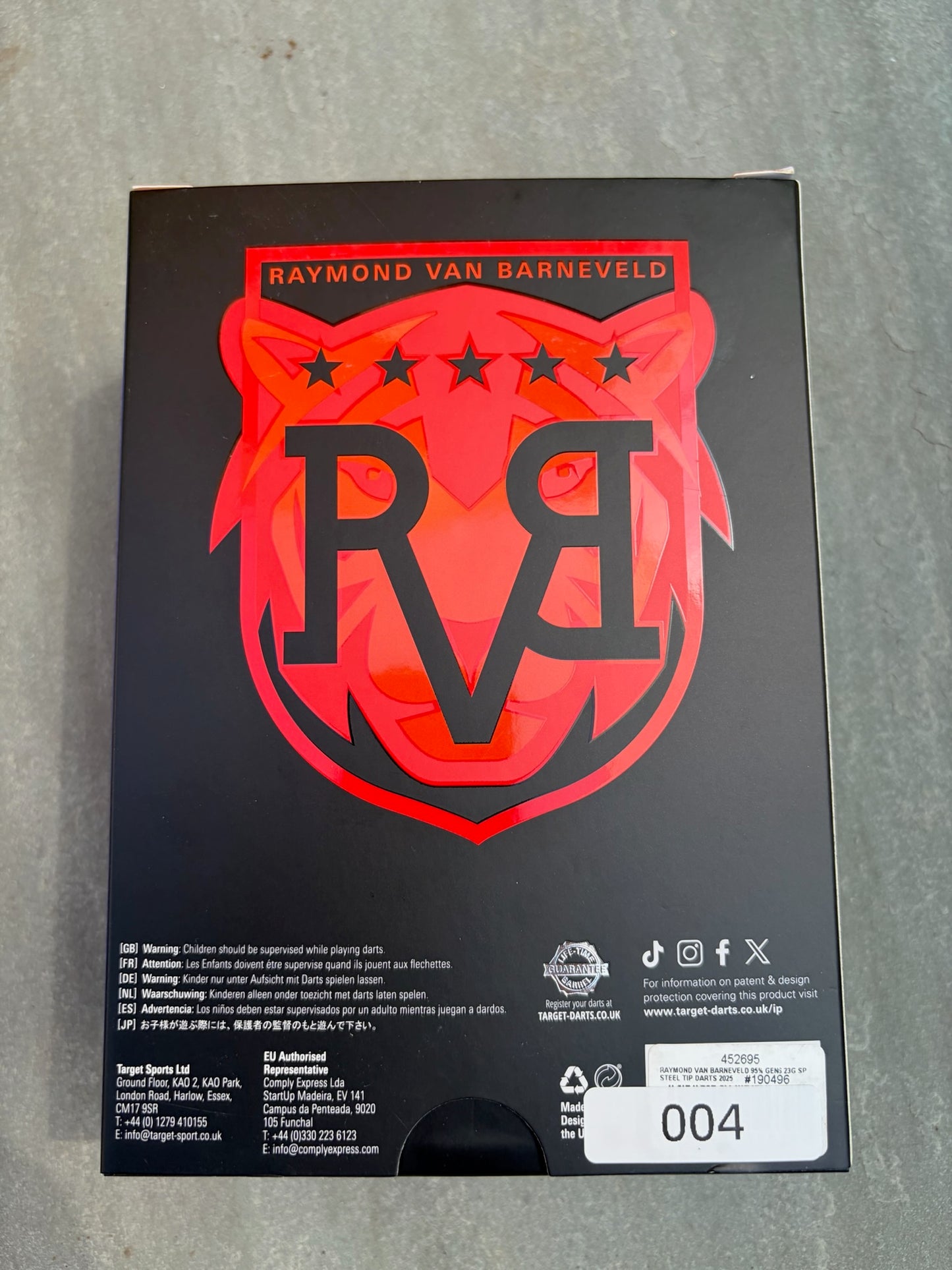 Raymond van Barneveld Gen 6 (23g) - Grade A+