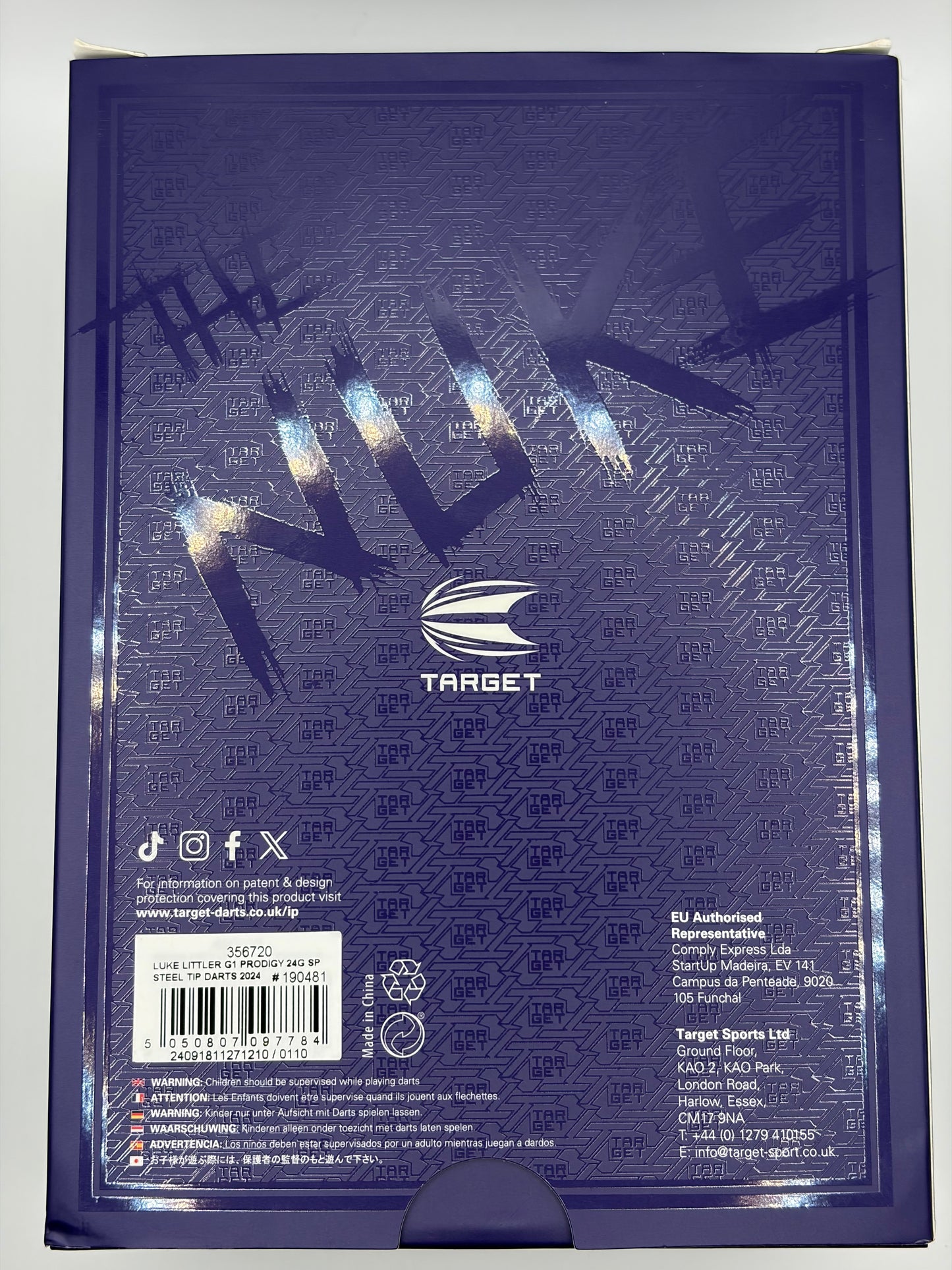 Luke Littler G1 Prodigy (24g) - Grade A+ As New