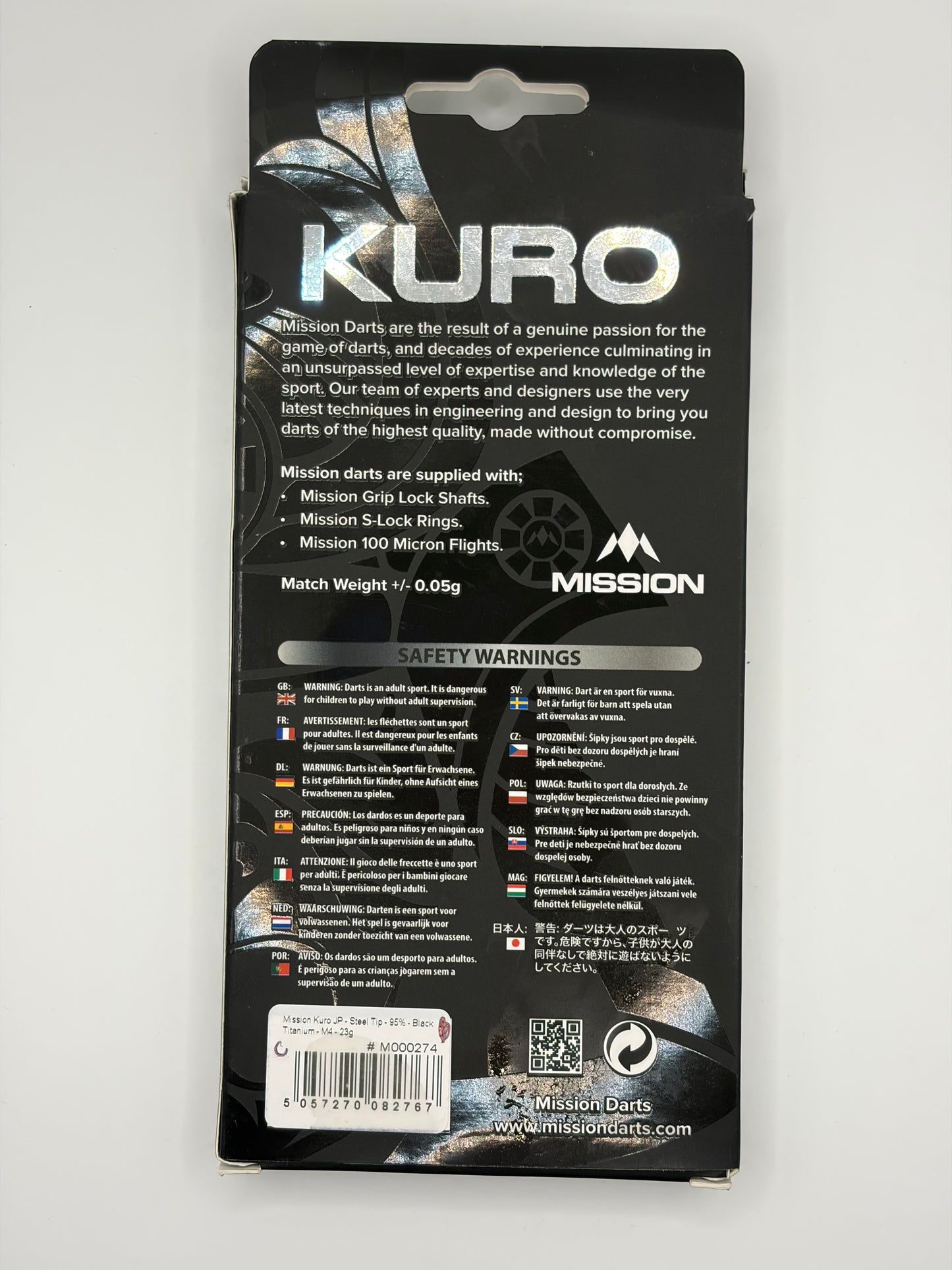 Mission Kuro Black (23g) - Grade C