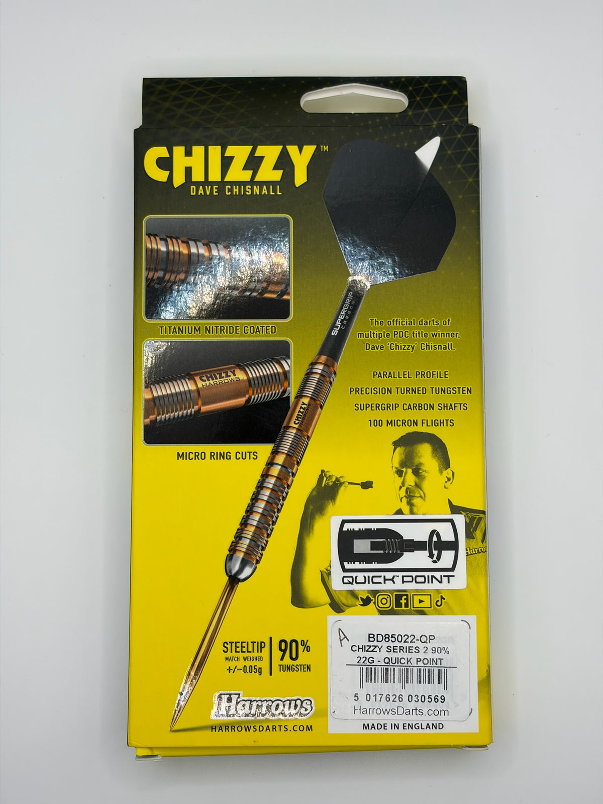 Dave Chisnall Series 2 QP (22g) - Grade A